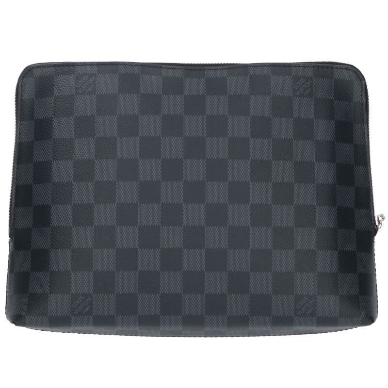 ルイヴィトン N60417 ポーチ ダミエ・グラフィットクラッチバッグ  