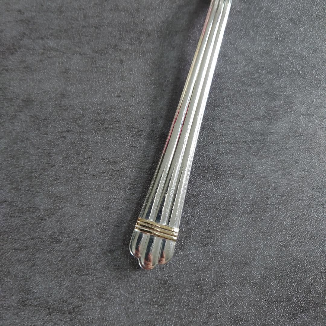 希少 クリストフル アリアゴールドリング ソーススプーン 1点 - メルカリ