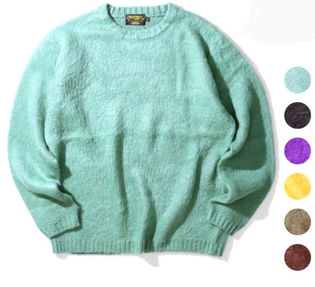 UNIVERD72 / ユニバード MOHAIR TOUCH SWEATER / モヘアタッチ起毛セーター