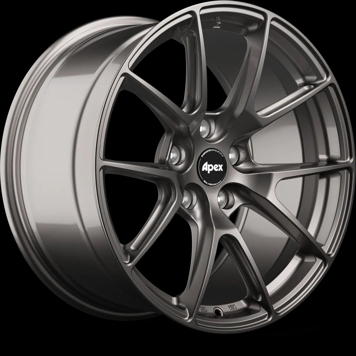 APEX VS-5 18inchx9J 35 5x114.3 MAZDA マツダ RX-8 SE3P対応モデル 4本セット エアバルブ別