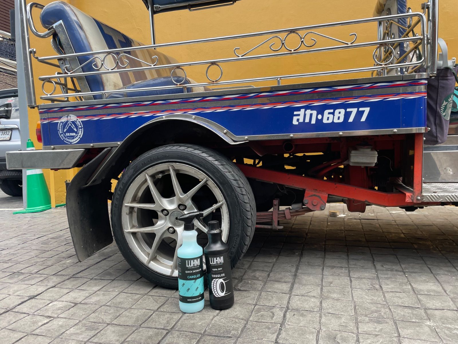 Tireglos 100% DRY 5リットル メーカー公認 限定 LUHMI tire glos タイヤグロス タイヤ
