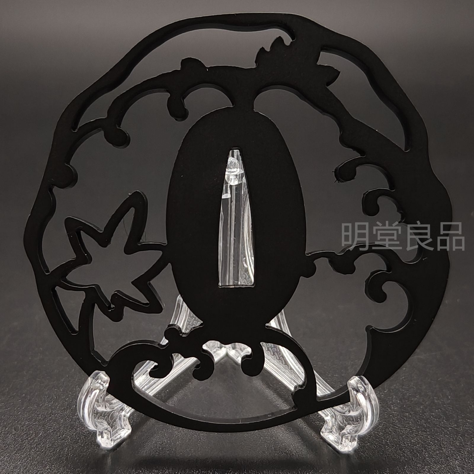 刀装具　まとめ BK0104 日本刀装具 刀鍔 紅葉の図 透し 鉄地 透 鍔 刀剣美術