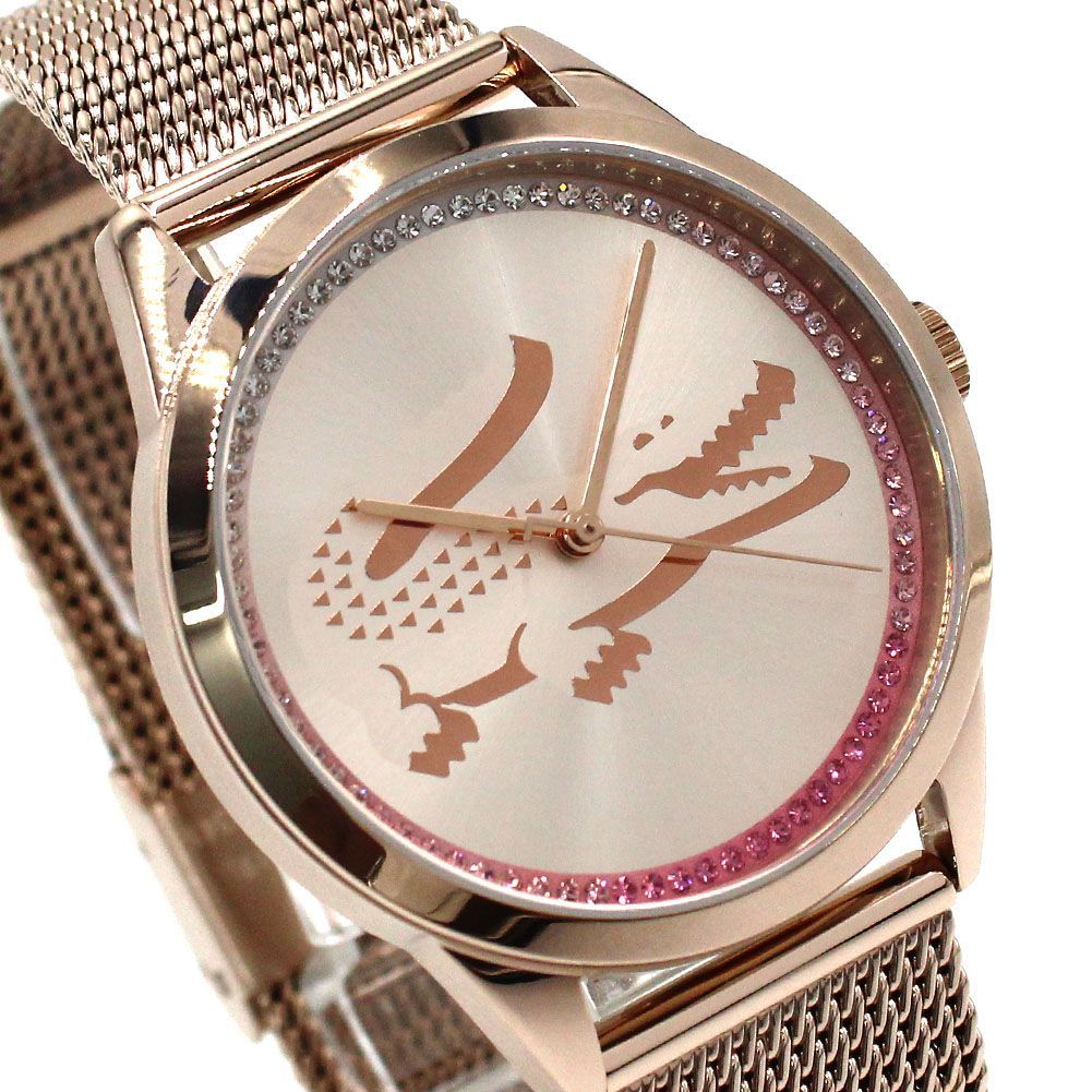 人気ブランドの新作 ラコステ アナログ クォーツ 腕時計 2001261 LADYCROC LACOSTE 時計