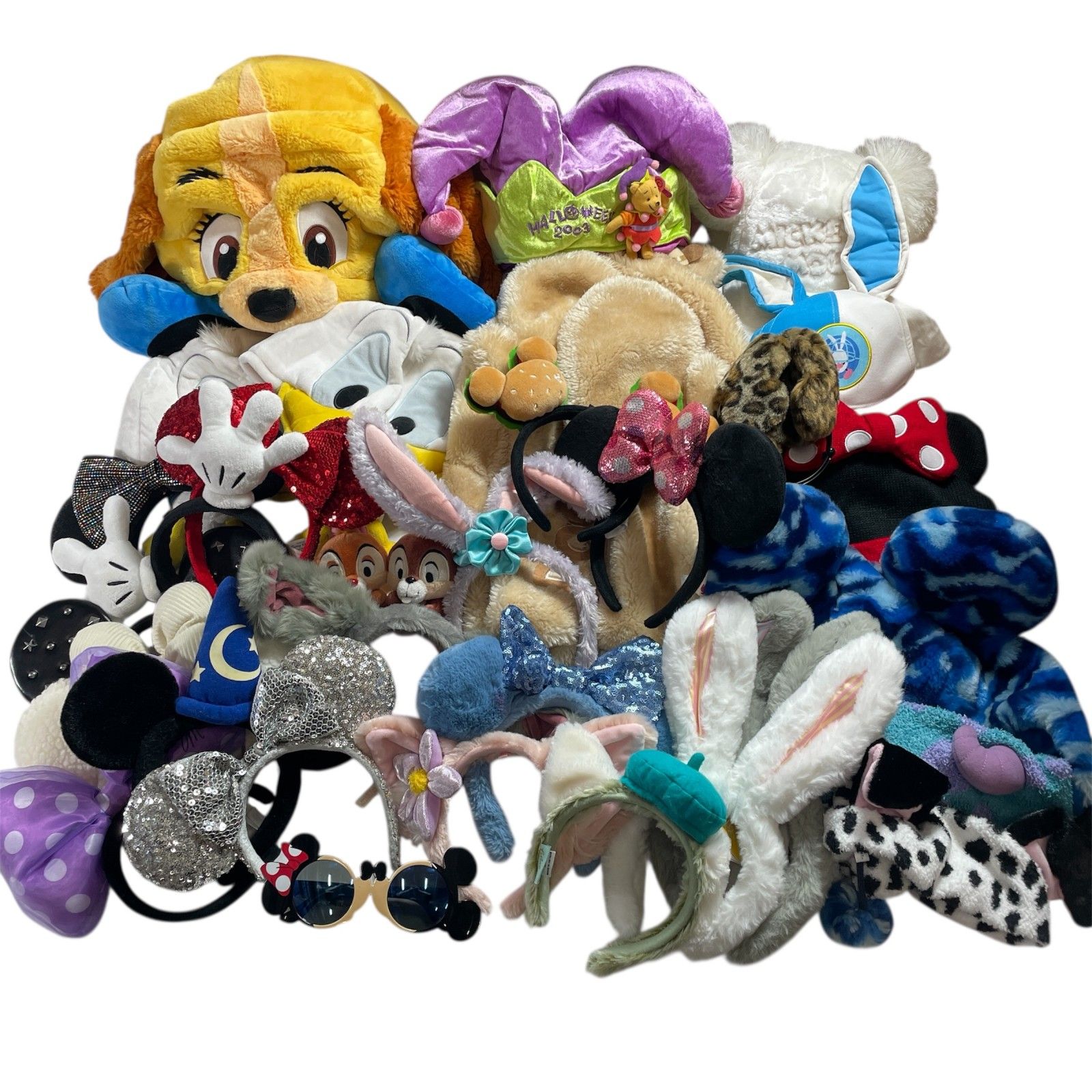 Disney ディズニー グッズ 31点 まとめ商品 キャップ カチューシャ ヘアバンド ハロウィン イースターうさぎ 2.7kg