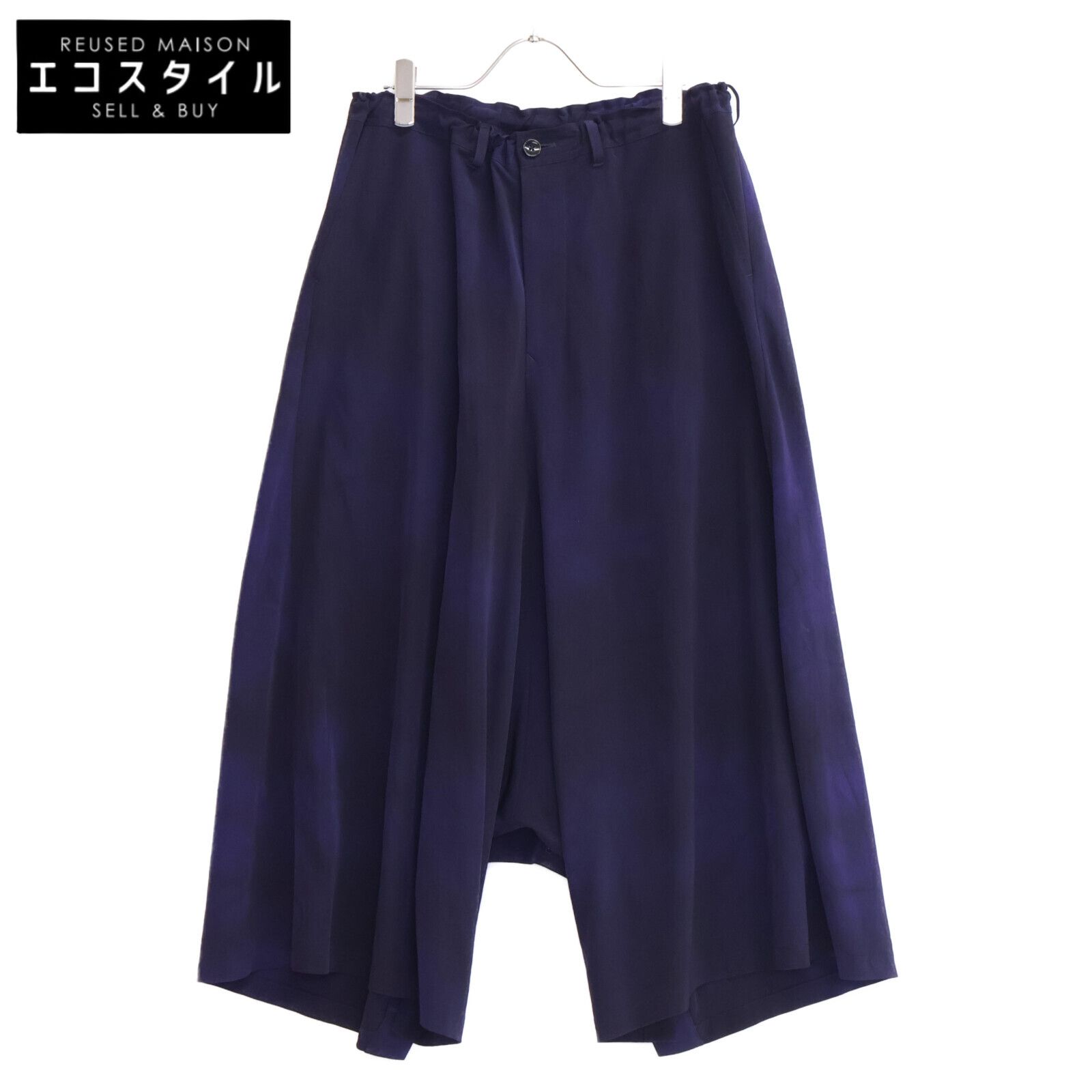 Ground Y グラウンドワイ 22SS GG-P05-501 decyne Crotch opened gaucho pants 3