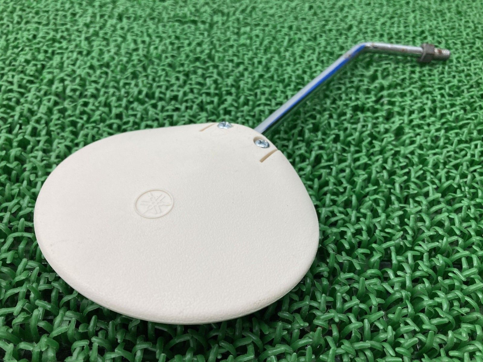 パッソル ミラー 右 ヤマハ 純正 バイク 部品 2E9 逆8mm 初期型 音叉マーク 割れ欠け無し 車検 Genuine Ed