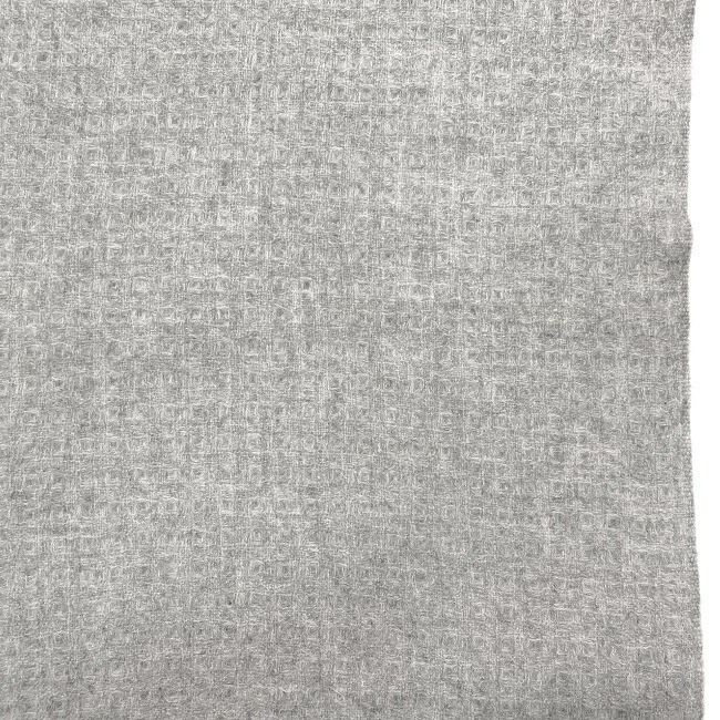 クロエ マフラー グレー クリーニング済み 美品 中古 Chloe フリンジ 