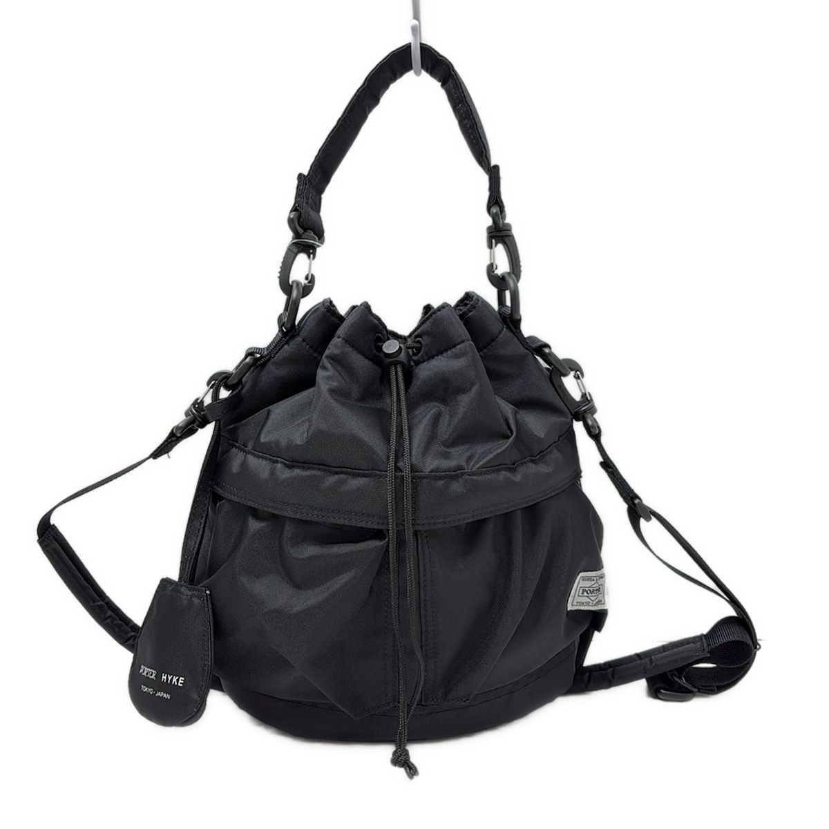 Porter ハンドバック　黒 PORTER/吉田(ポーター) ハンドバッグ美品 - 黒 HYKEコラボ