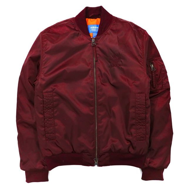 ジャケット・アウター adidas MA-1 adidas ma1 ma-1 カレッジ ルーズフィット ボンバージャケット