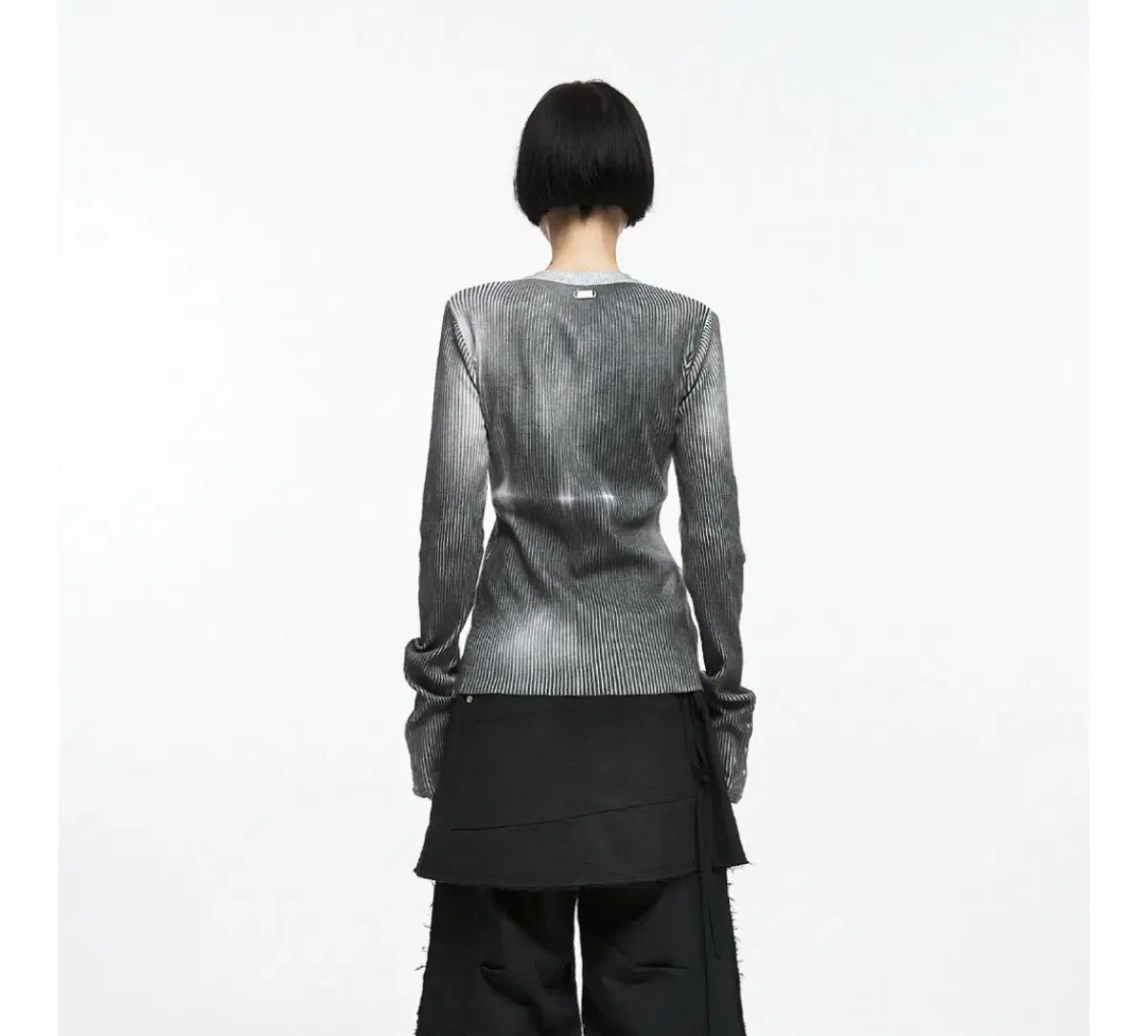 NACHE FAINT SPRAY RIBBED KNIT ナチェ NACHE】FAINT SPRAY RIBBED KNIT | OUR BRAND,NACHE | PRESSING
