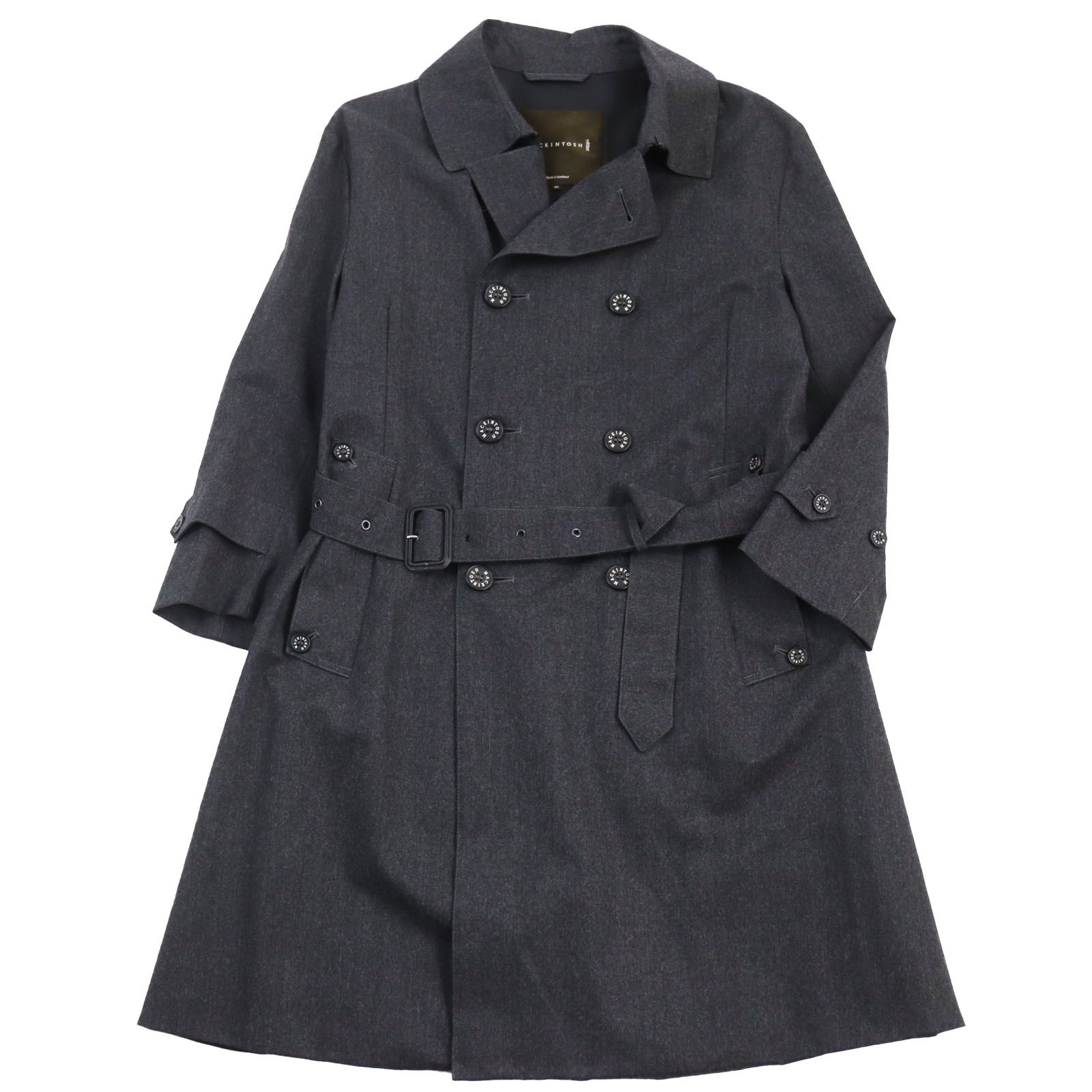極美品○MACKINTOSH LONDON マッキントッシュロンドン ウール100 