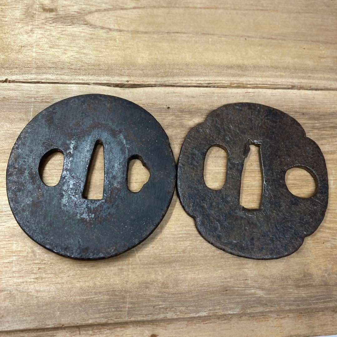 江戸時代 つば 6点 540g 東さ5-1019 WWW_IBETON_RU