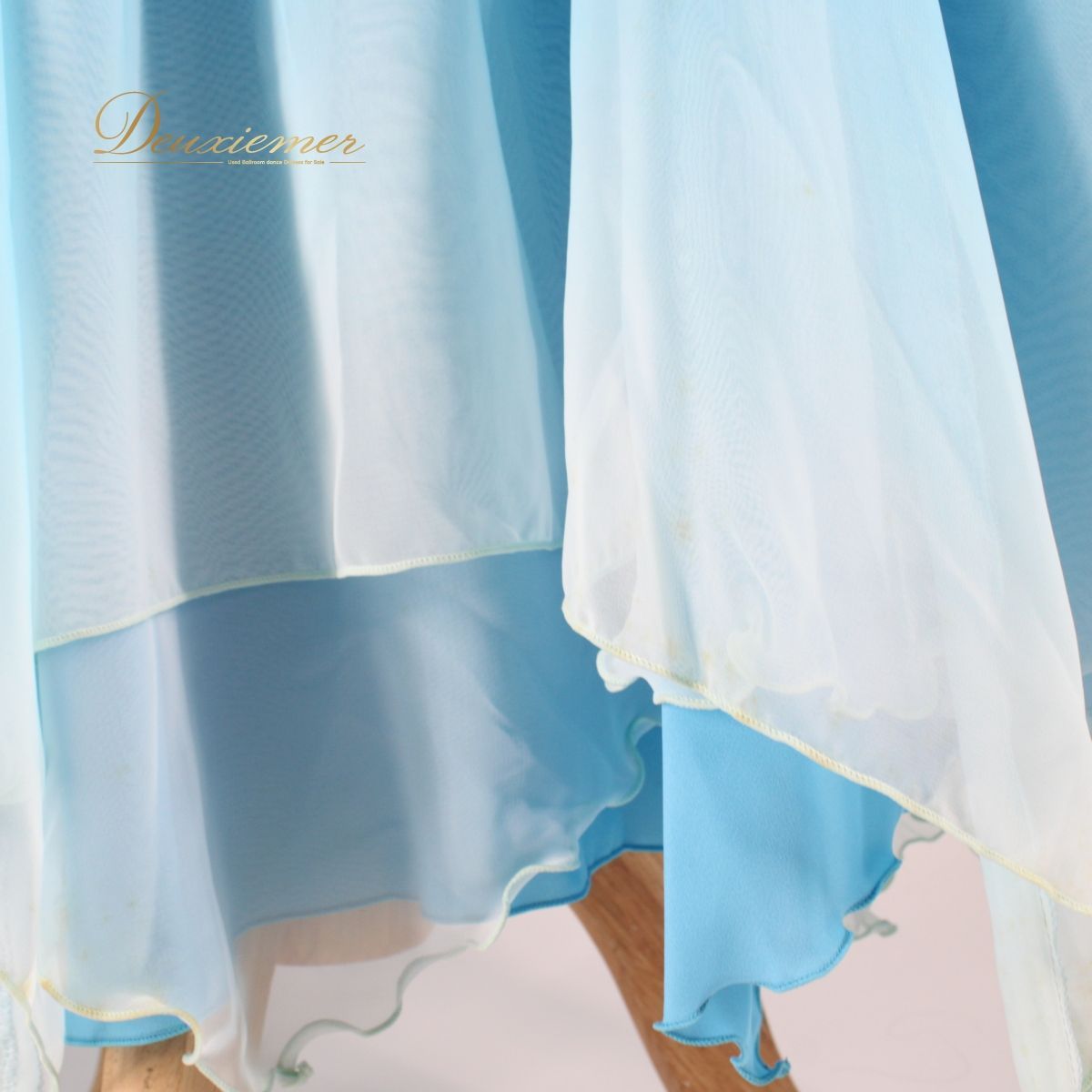 Chacott 美品! 水色 社交ダンスドレス