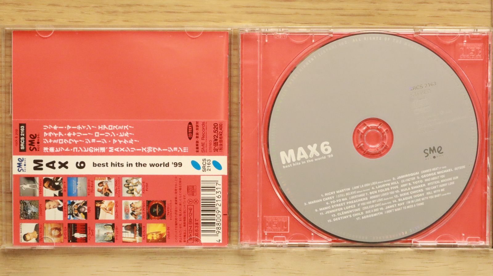 国内盤CD☆オムニバス/Various Artists□ MAX6 【SRCS2163