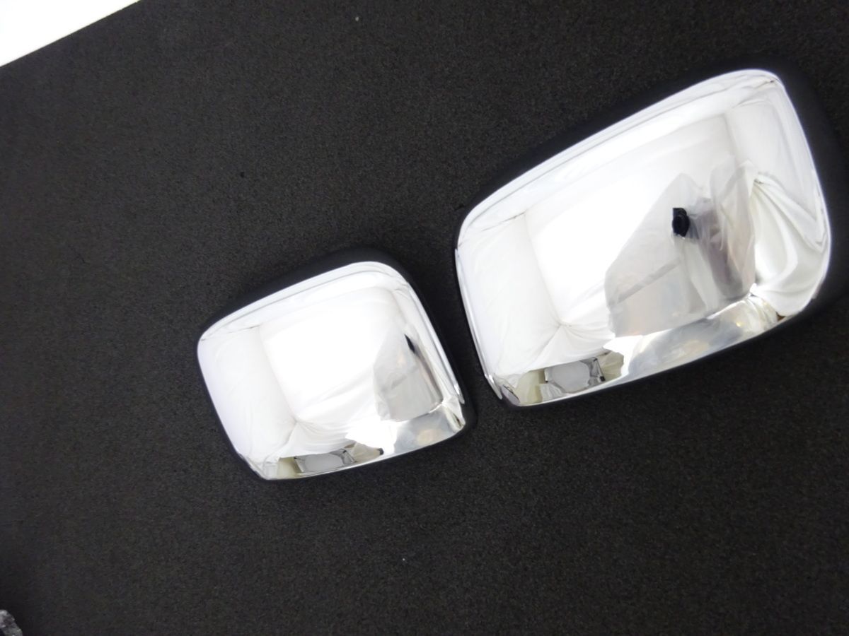 メッキドアミラーカバー 鏡面仕上げ♪ メッキ ドアミラー カバー オーラ E13 G ニスモ FOUR