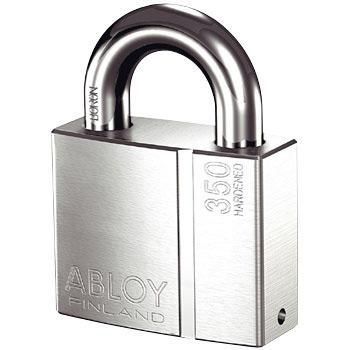 南京錠 PL350N-25 PADLOCK クロームメッキ ABLOY アブロイ 施設 現場 セキュリティ 防犯 カギ 鍵