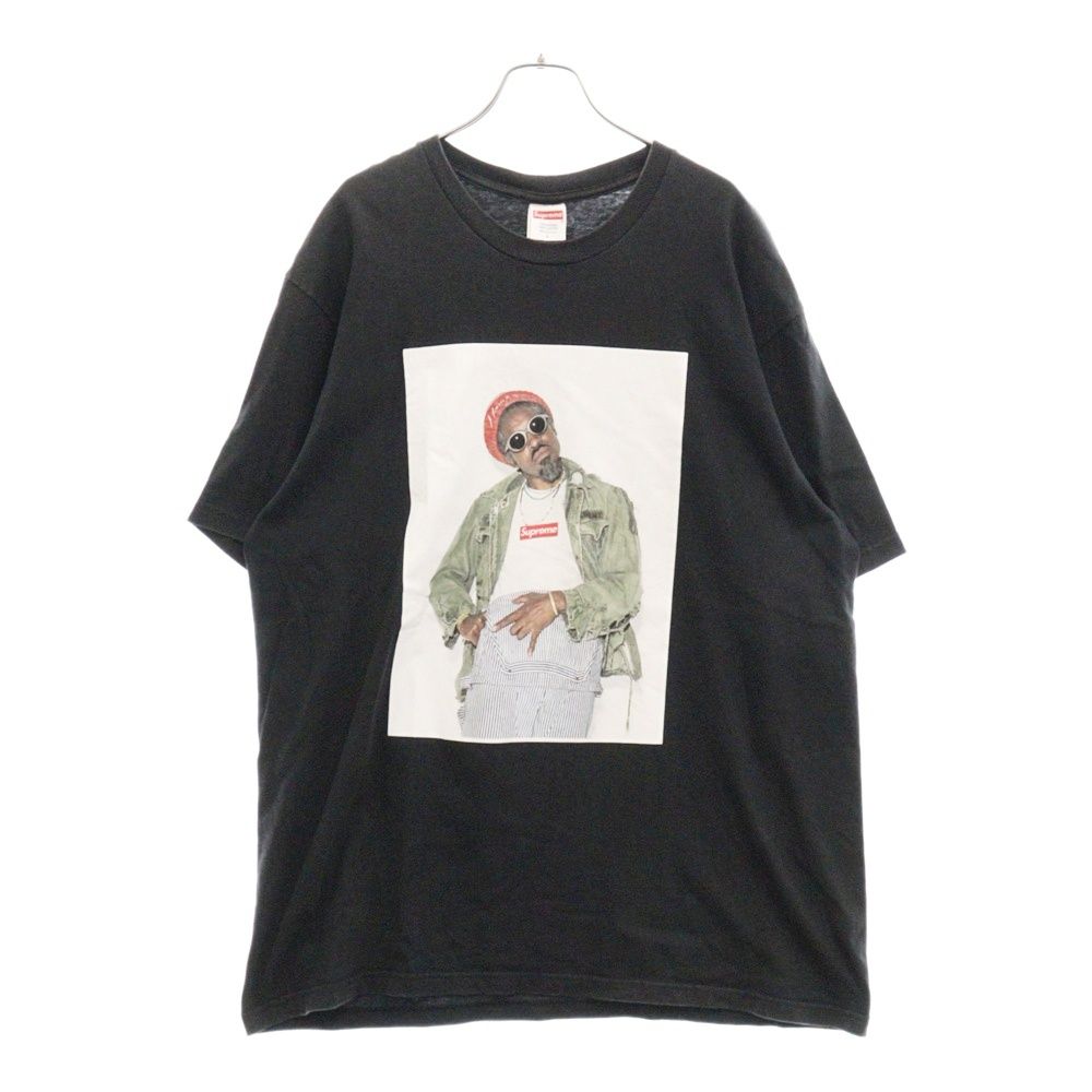 【中古】シュプリーム SUPREME 22AW ANDRE 3000 TEE BLACK M アンドレ フォト Tシャツ プリント 半袖 ☆AA★250922 SUPREME (シュプリーム) 22AW Andre 3000 Tee アンドレ フォトプリント