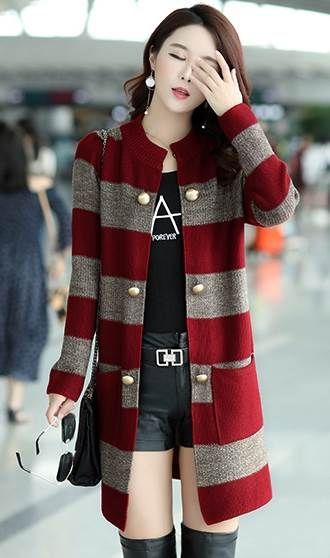 種類13：ブラック/L トップス アウター カーディガン ロング ロング丈