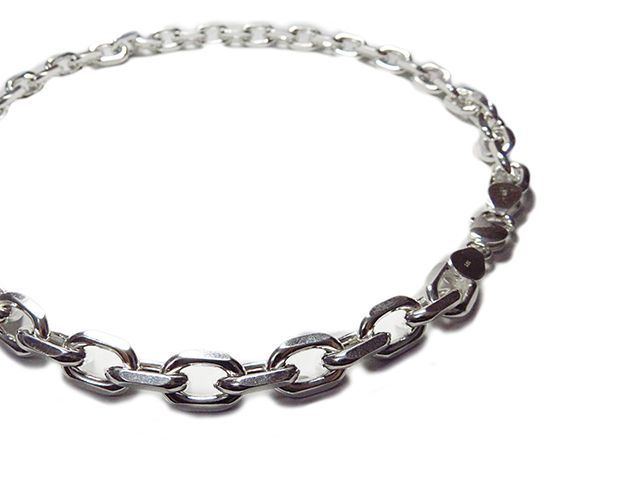 あずきチェーン ネックレス シルバー925 10.1mm 45cm~ 太角 小豆