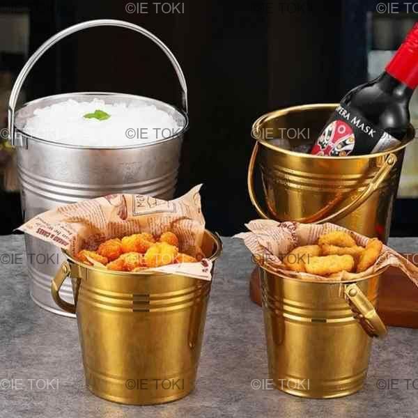 割引発見 ワインセット多機能ステンレス鋼アイスバケツ肥厚ラウンドミニ ワイン・酒・バー用品