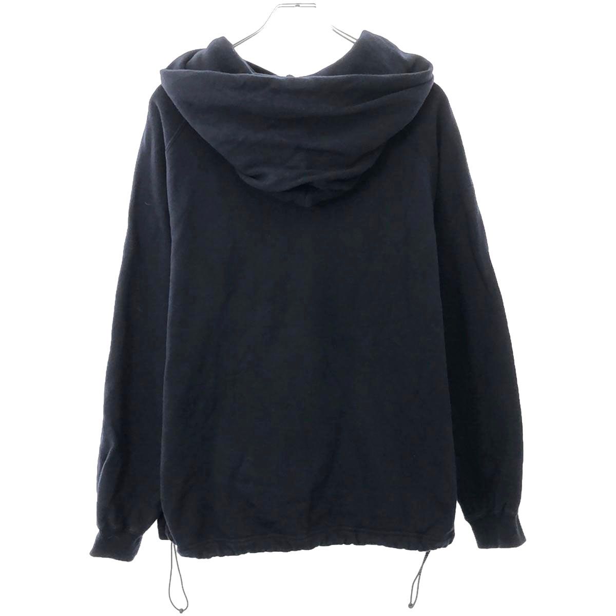 SEE SEE シーシー プルオーバースウェットパーカー ネイビー L