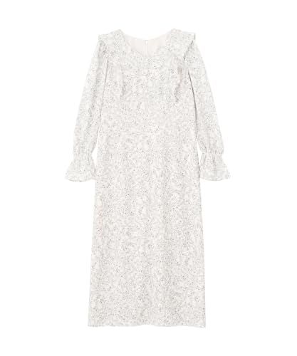 プロポーションボディドレッシング カジュアルドレス ナローフラワーワンピース レディース ライトベージュ