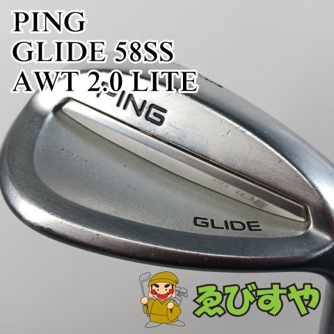 入間【中古】 ウェッジ ピン PING GLIDE 58SS AWT 2.0 LITE R 58[6600]