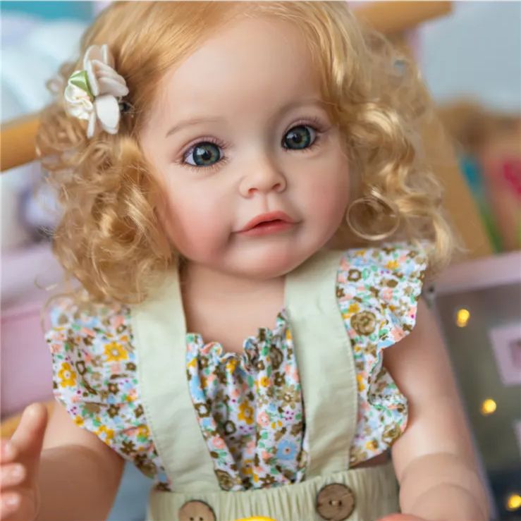 ★新品★リボーンドール 香り付きベビーちゃん女の子 55cm ブロンズヘアー Amazon.co.jp: リボーンドール55CM ベビーフルボディソフト