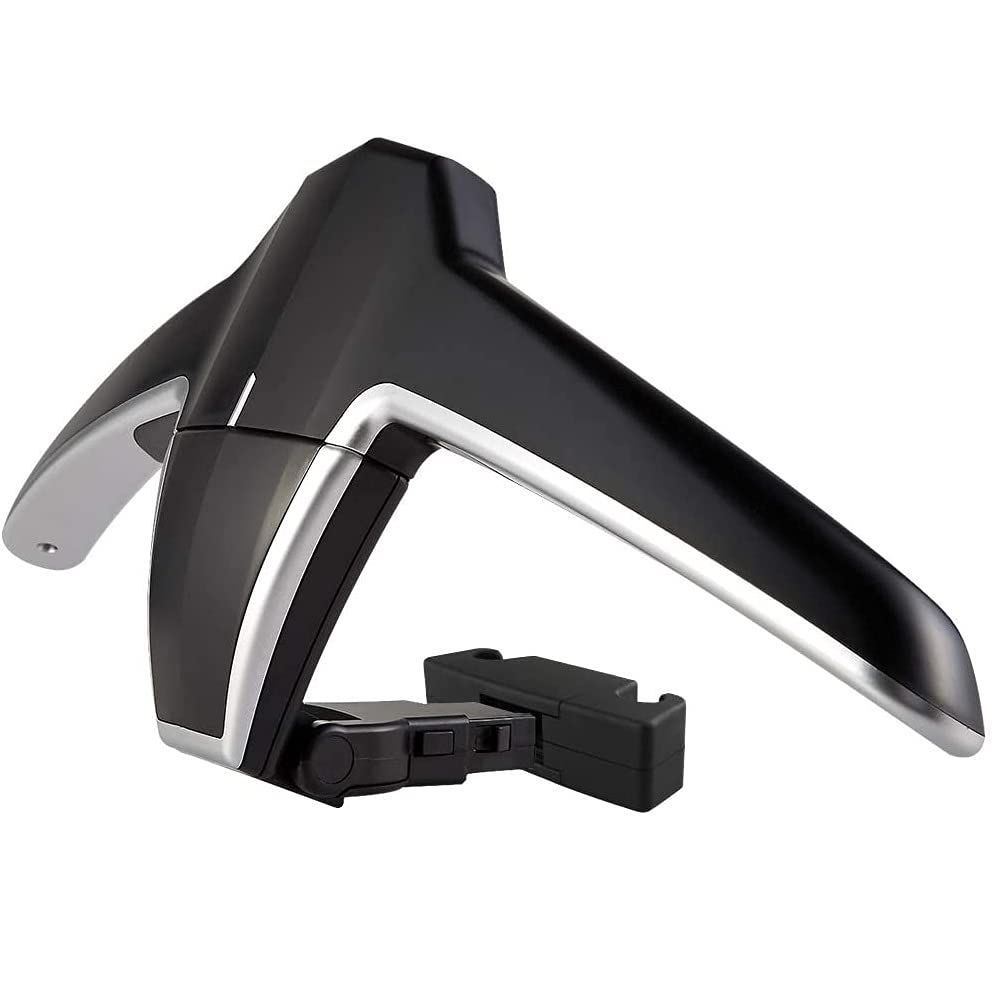 Engync ヘッドレストハンガー 多役で ある車用ハンガー スーツ ジャケットなどに 道具不要で取付け簡単 荷物掛け 車載ハンガー 車用フックとしても使用可能 スーツハンガー ブラック 店舗の