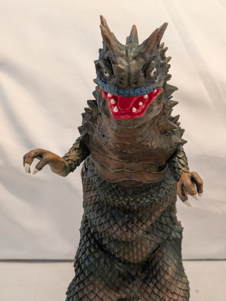 ベムラー(ビリケン商会ソフビ改造、塗装済、LED内蔵)