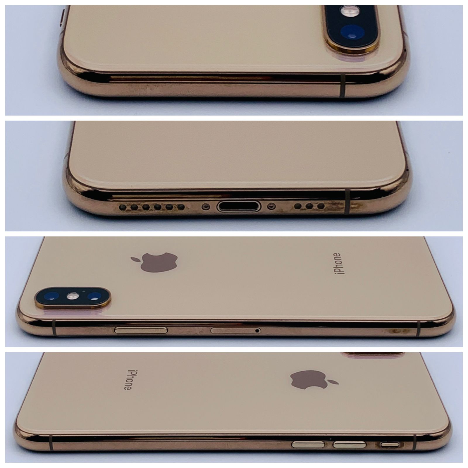 SIMフリー iPhoneXS 64GB ゴールド バッテリー新品