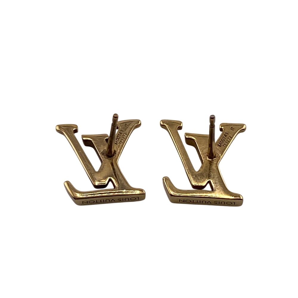 極美品　ルイヴィトン　アイコニック ピアス　ゴールド 楽天市場】 ルイヴィトン LOUIS VUITTONピアス・LV アイコニック