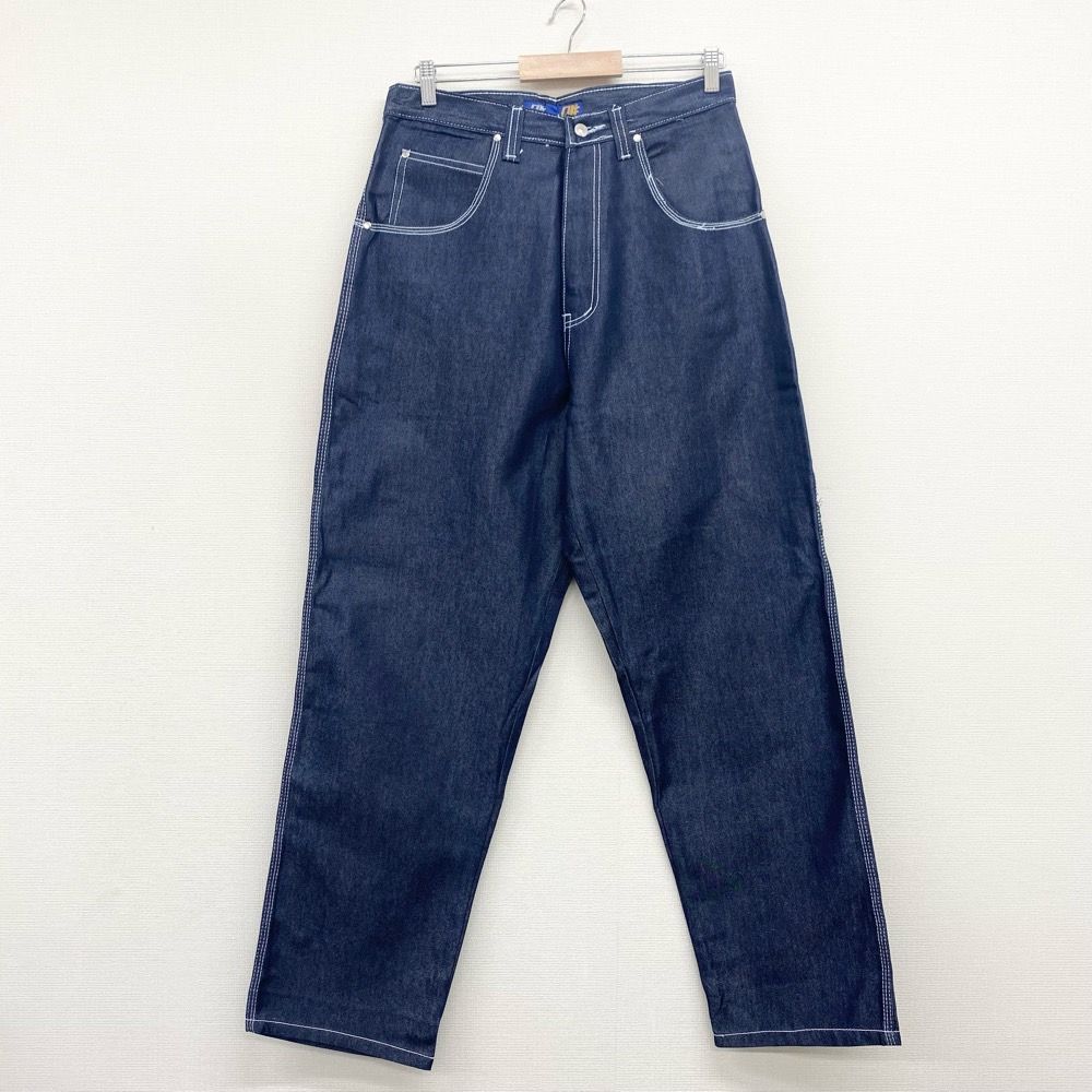 90s FULL BLUE バギーペインターデニム W36 ダメージ カットオフ 90s FULL BLUE バギーペインターデニム W36 ダメージ カットオフ