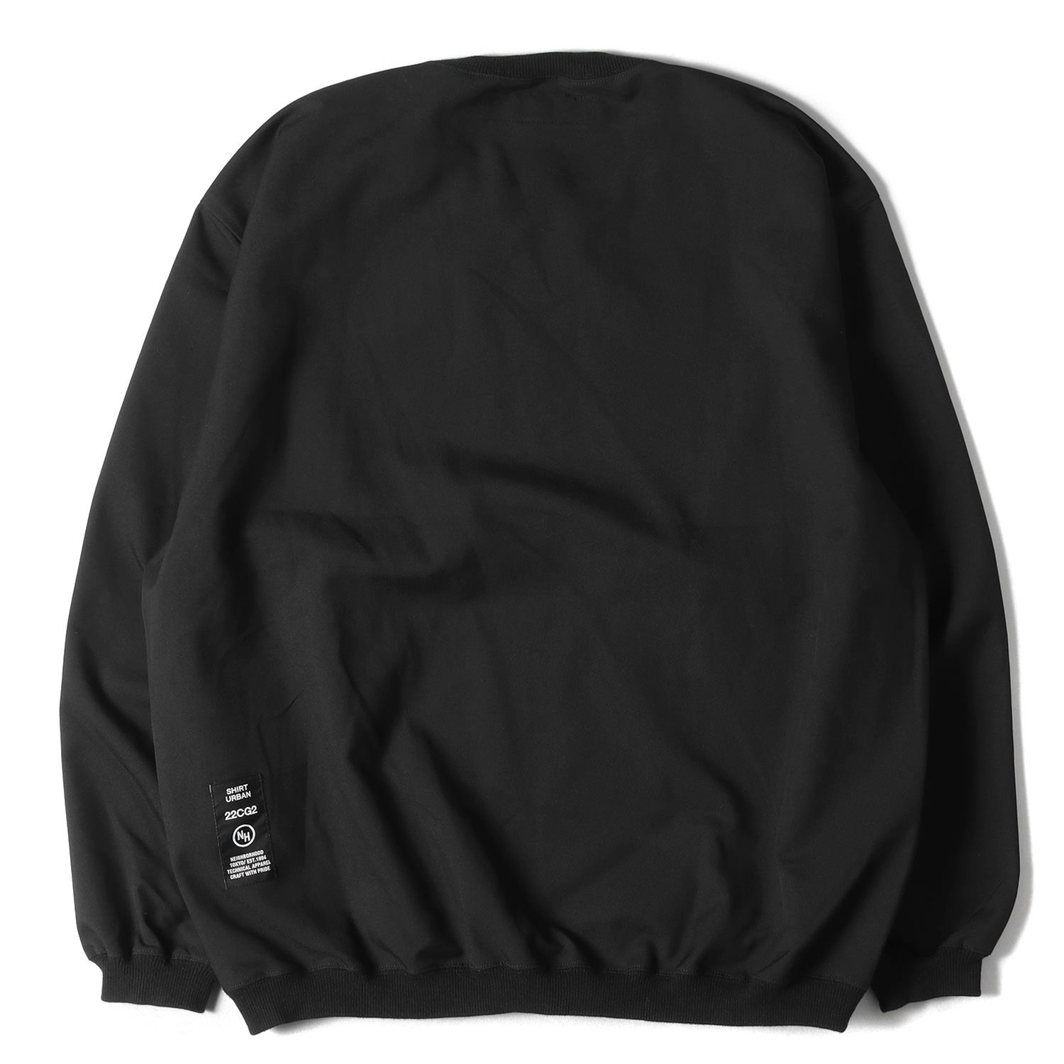 NEIGHBORHOOD PULLOVER SH LS プルオーバー 黒 L 美品 NEIGHBORHOOD ネイバーフッド オーバーサイズ ストレッチ