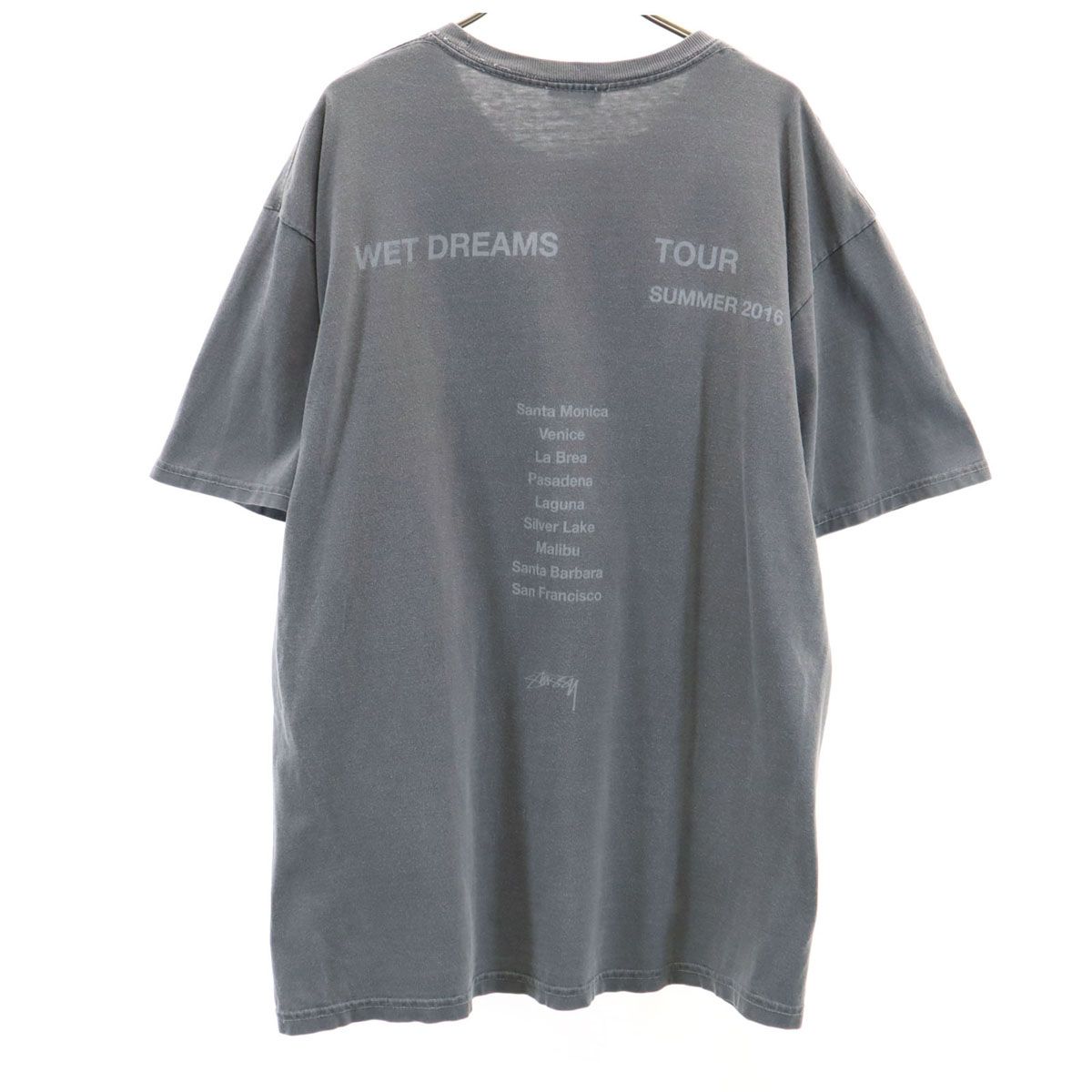 STUSSY ステューシー 半袖 Tシャツ L グレー メンズ 古着 - メルカリ