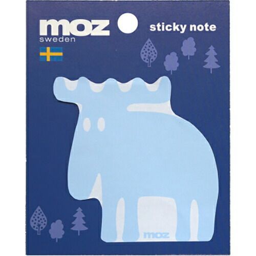まとめ BSS ふせん ＭＯＺ ダイカットふせんＣ ブルー EC031C ×30セット