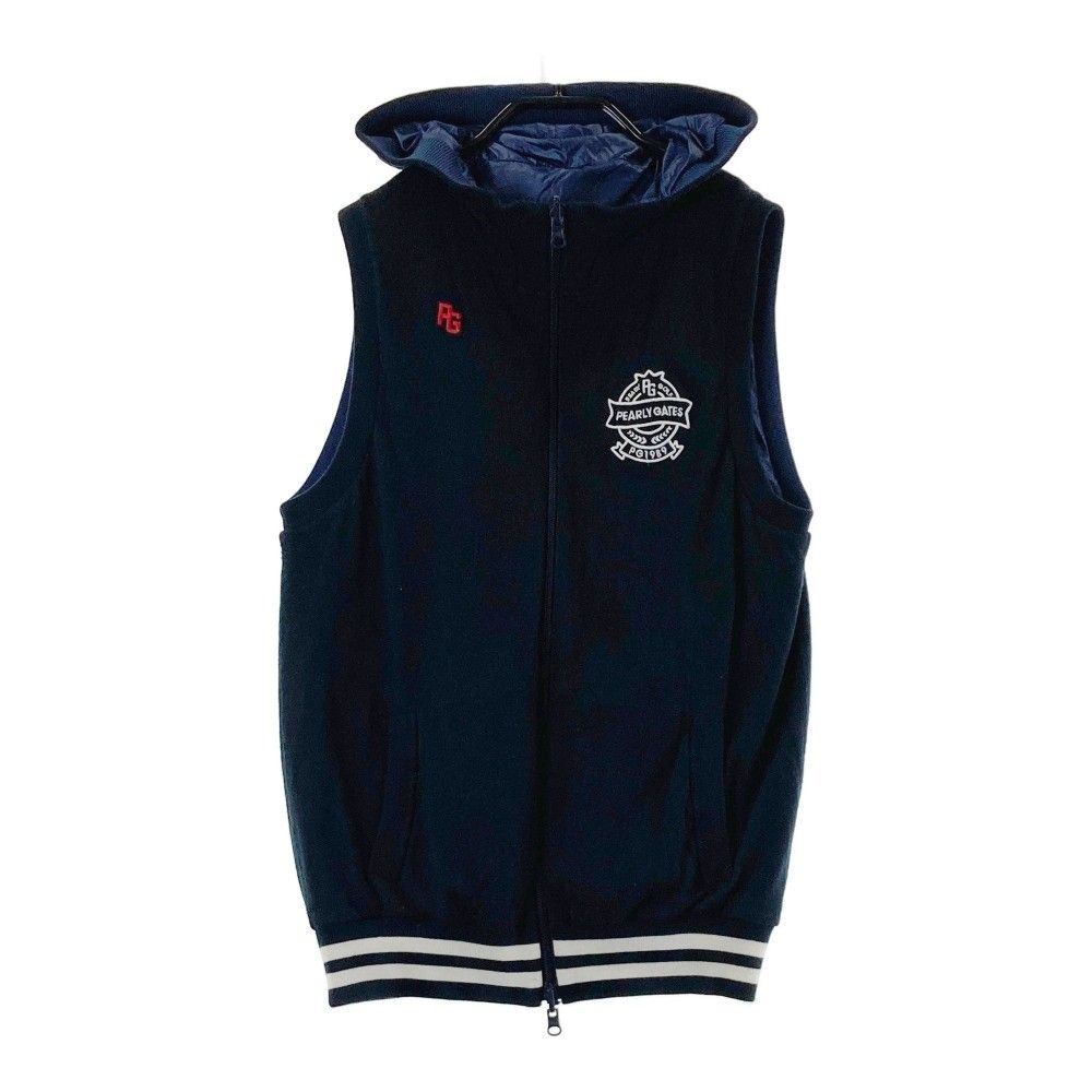 PEARLY GATES レディースベスト ネイビー リバーシブル PEARLY GATES