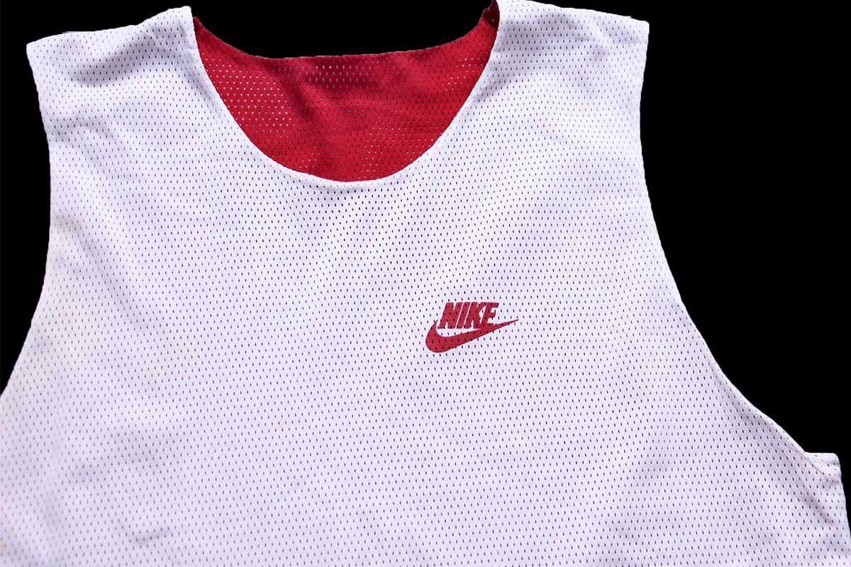 ナイキ タンクトップ NIKE 90s 刺繍 リバーシブル｜90's 銀タグ