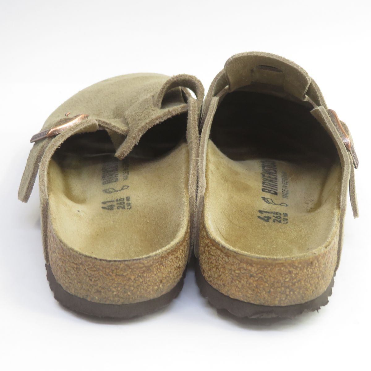 ビルケンシュトック ボストン トープ 41（26.5） BIRKENSTOCK Boston taupe ビルケンシュトック ボストン トープ