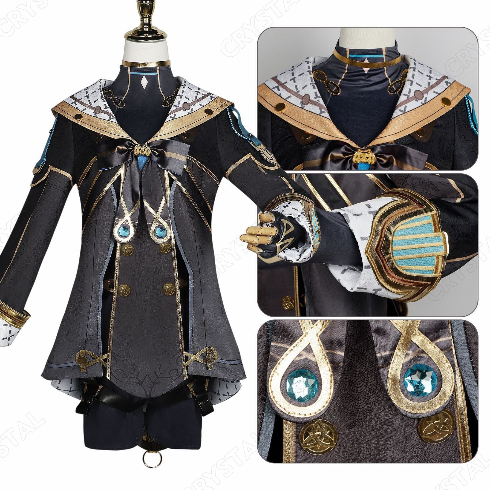原神（Genshin）フレミネ コスプレ衣装 ウイッグ付き 原神 キャラ衣装