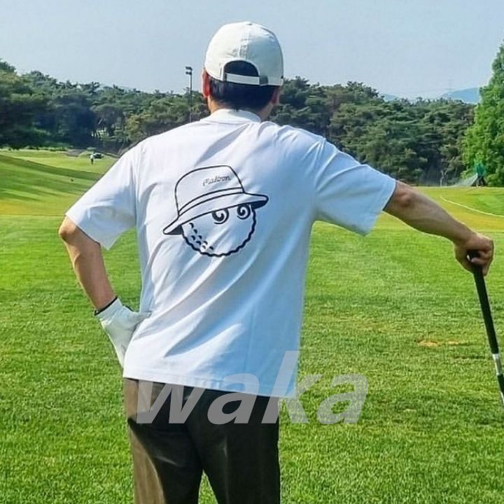 新品 malbon golf マルボンゴルフ LOGO ロゴ 半袖 Tシャツ メンズ モックネック 韓国 ゴルフ ゆったり カジュアル 半袖 Tシャツ  2色 - メルカリ