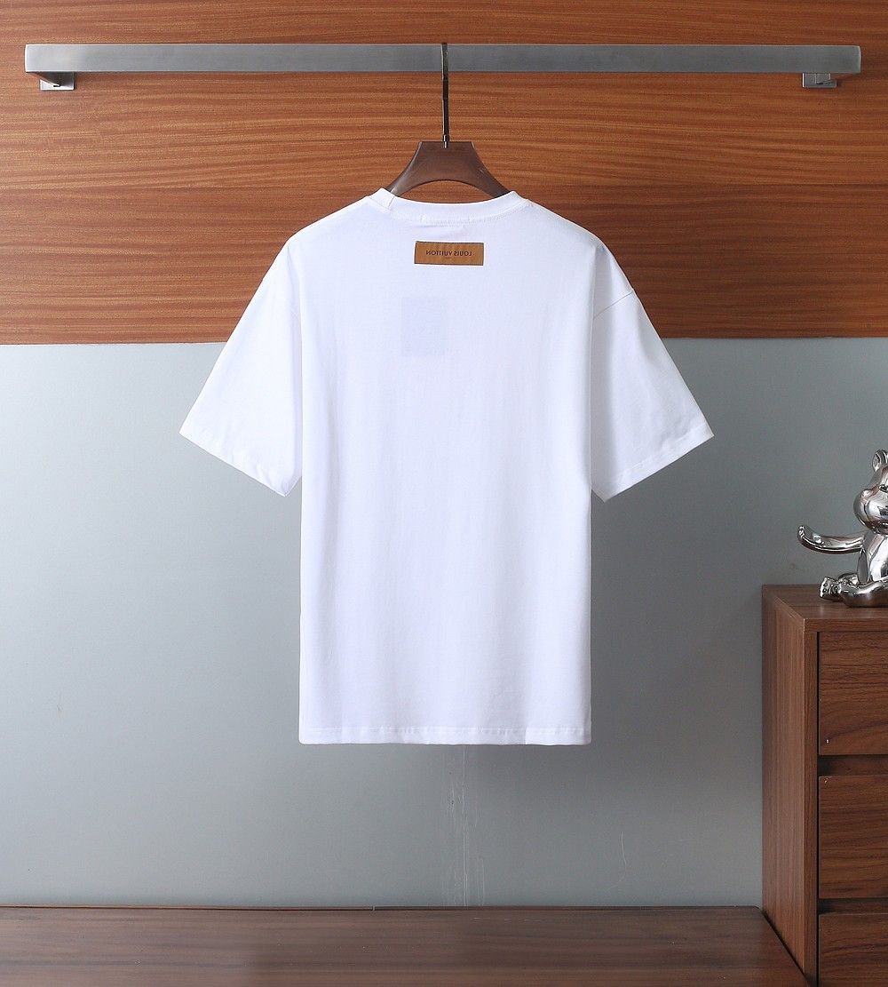 今日 Louis Vuitton 2025SS 植?発泡 ダブルフェイス T シャツ