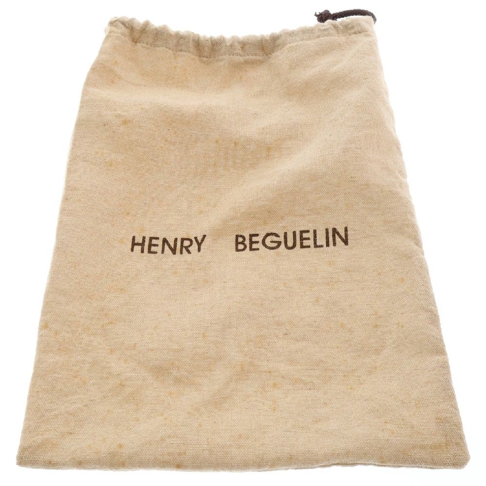 エンリーベグリン　ポーチ HENRY BEGUELIN (エンリーべグリン) ロゴエンブロイダリー