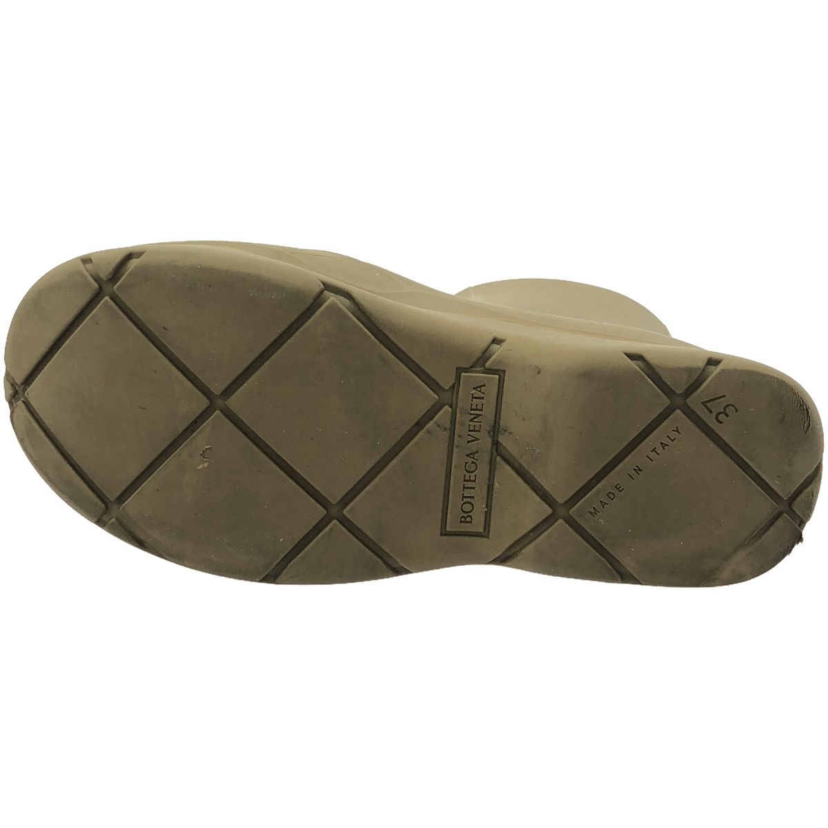 BOTTEGA VENETA ボッテガヴェネタ パドルブーツ 37 ベージュ BOTTEGA VENETA(ボッテガヴェネタ) パドルブーツ アイボリー