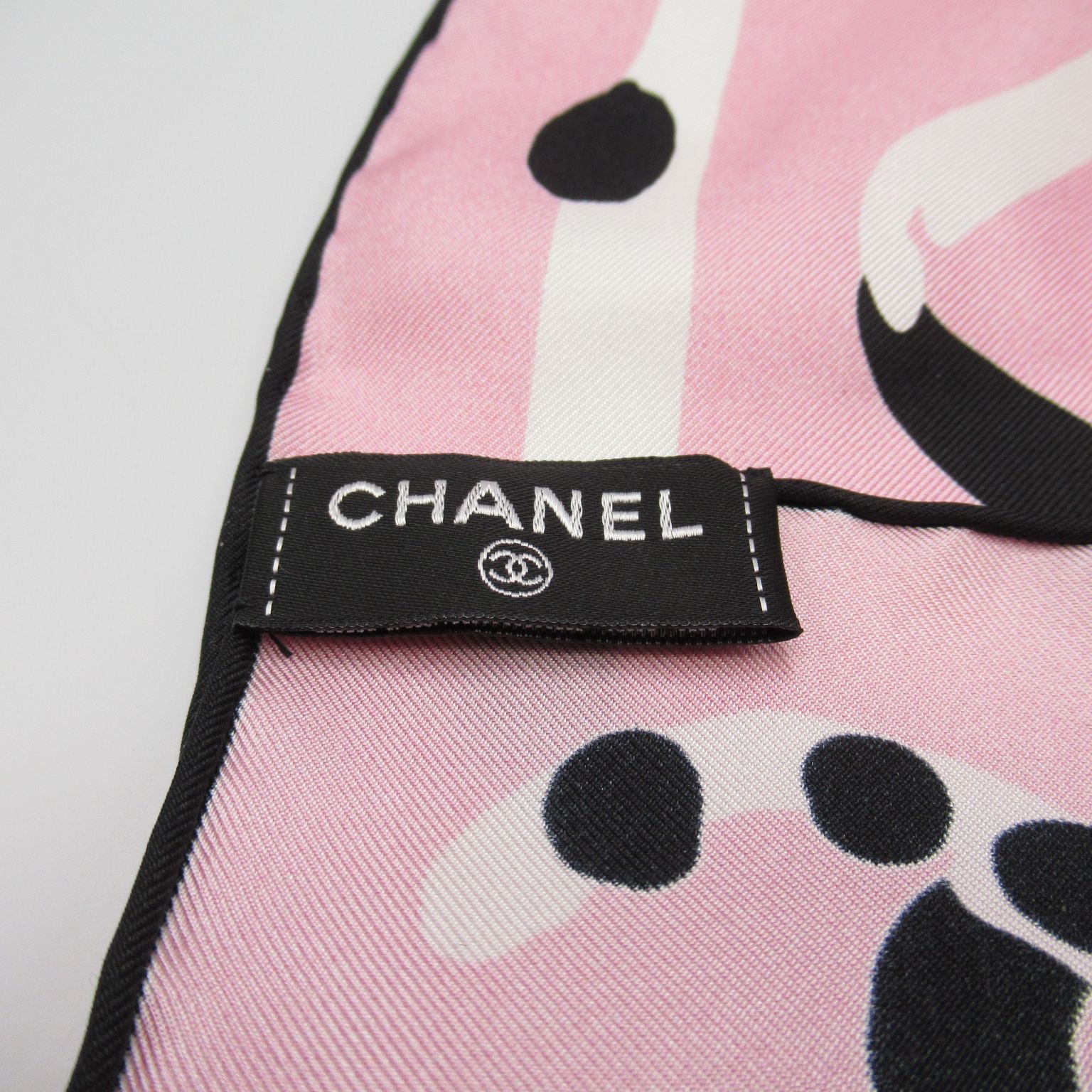 CHANEL - シャネルスカーフノベルティー CHANEL - シャネル ノベルティ スカーフ ココマーク シルク