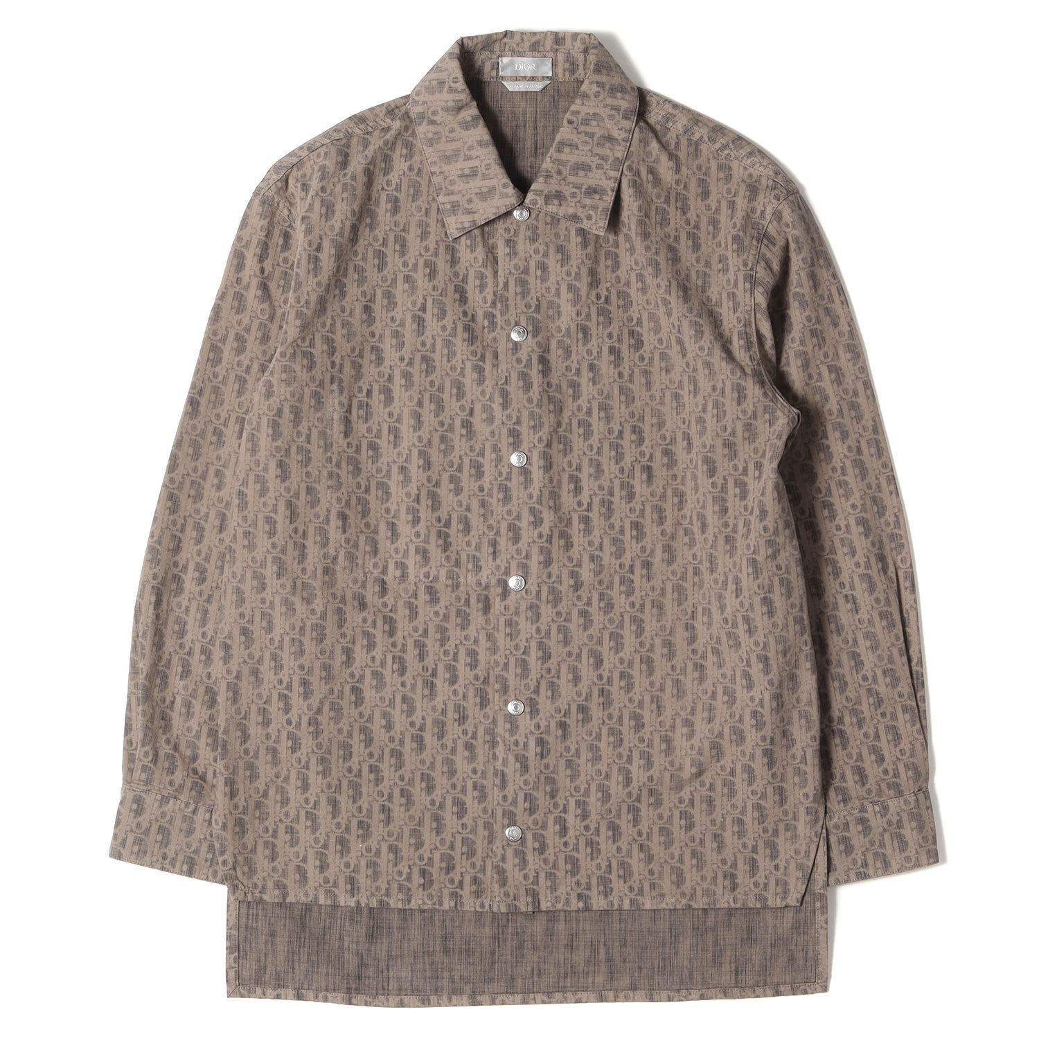 美品 Dior HOMME ディオールオム シャツ ディオール オブリーク 