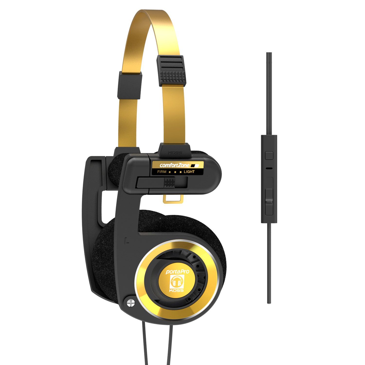 Koss Porta Pro 限定版 ブラックゴールド オンイヤーヘッドホン 