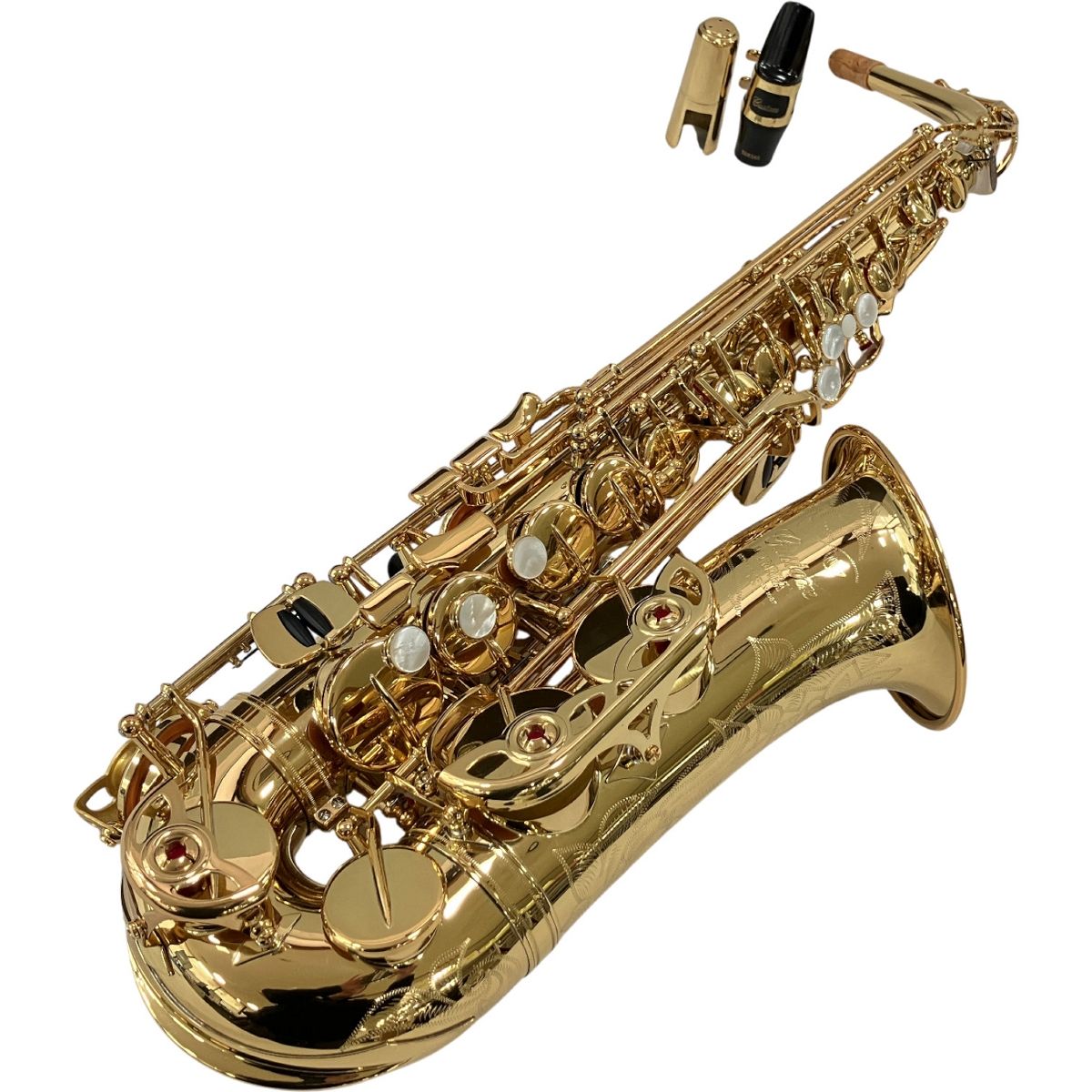 YAMAHA YAS-875 初代 アルトサックス G1ネック ゴールドラッカー 選定証明書付き 管楽器 ヤマハ 良好 H10435898