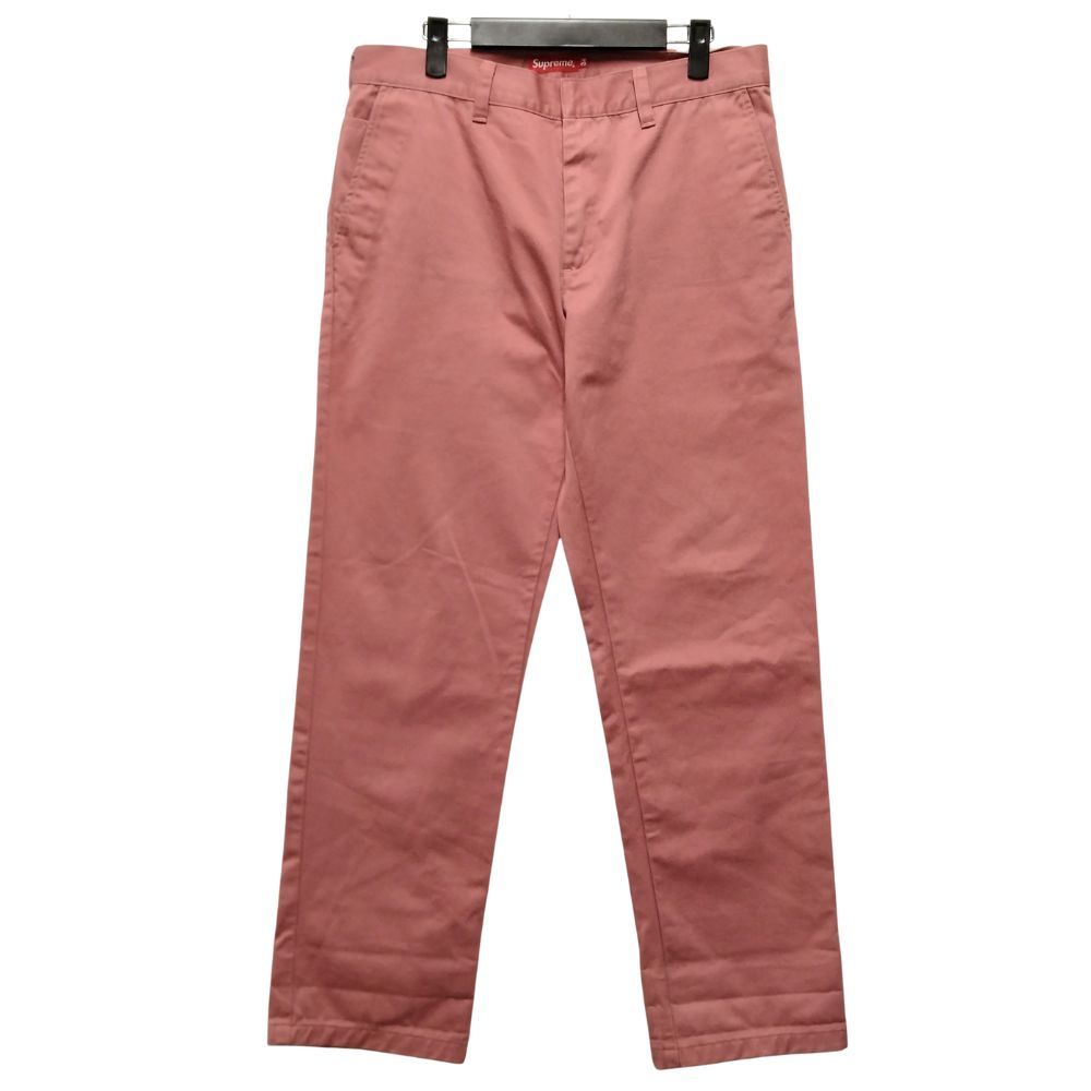 SUPREME シュプリーム Work Pant ワーク パンツ ピンク サイズ