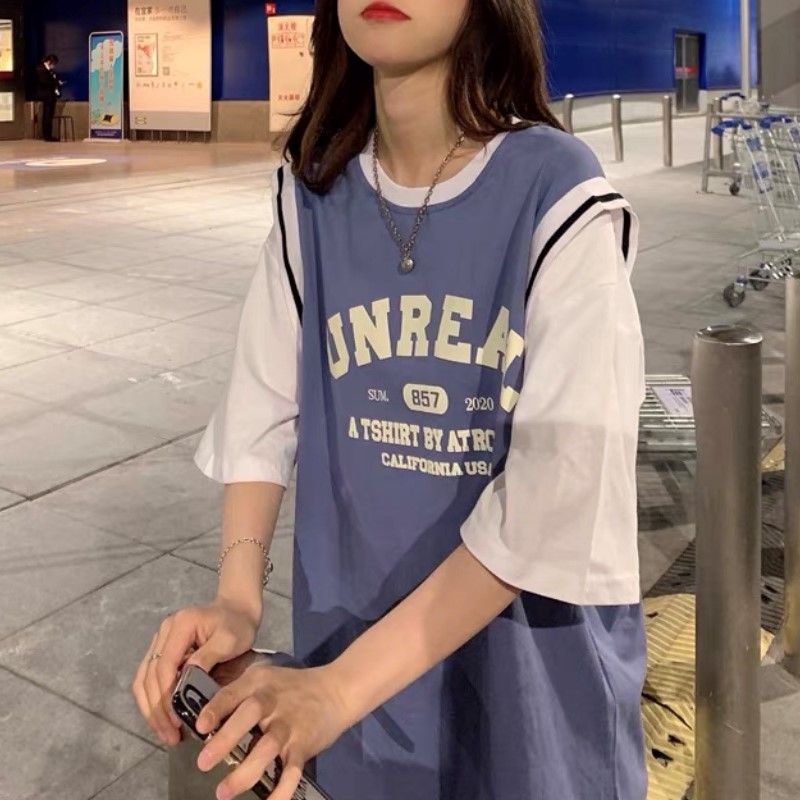 PIPPET ネイビー/ホワイト 韓国ファッション　ユニフォームtシャツ ユニフォーム風 Tシャツ 韓国ファッション - メルカリ